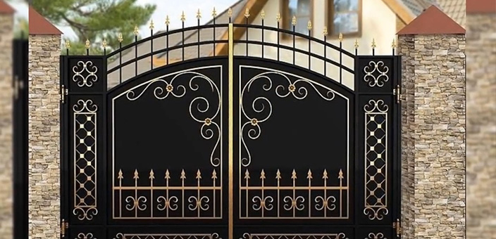 simple house gates design