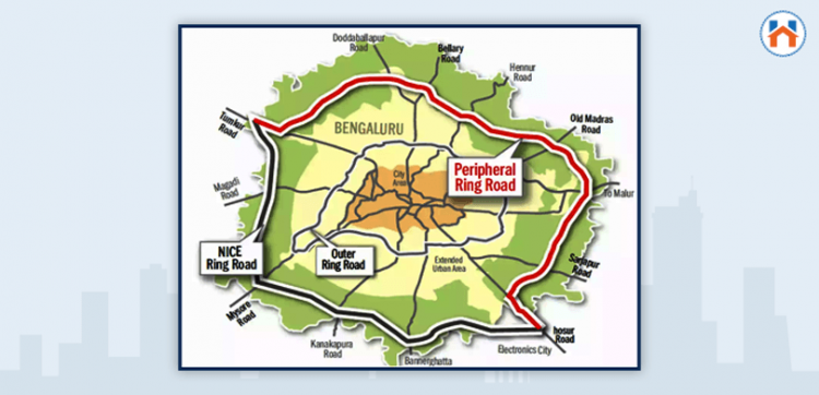 Bangalore Peripheral Ring Road Map